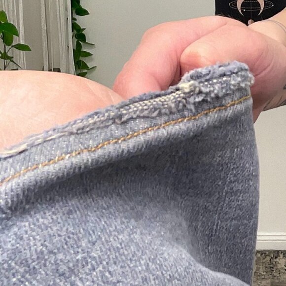 Moschino Low Rise Stretch Denim Flare Jeans Zipper Fly Size 27 Gray - Picture 8 of 9